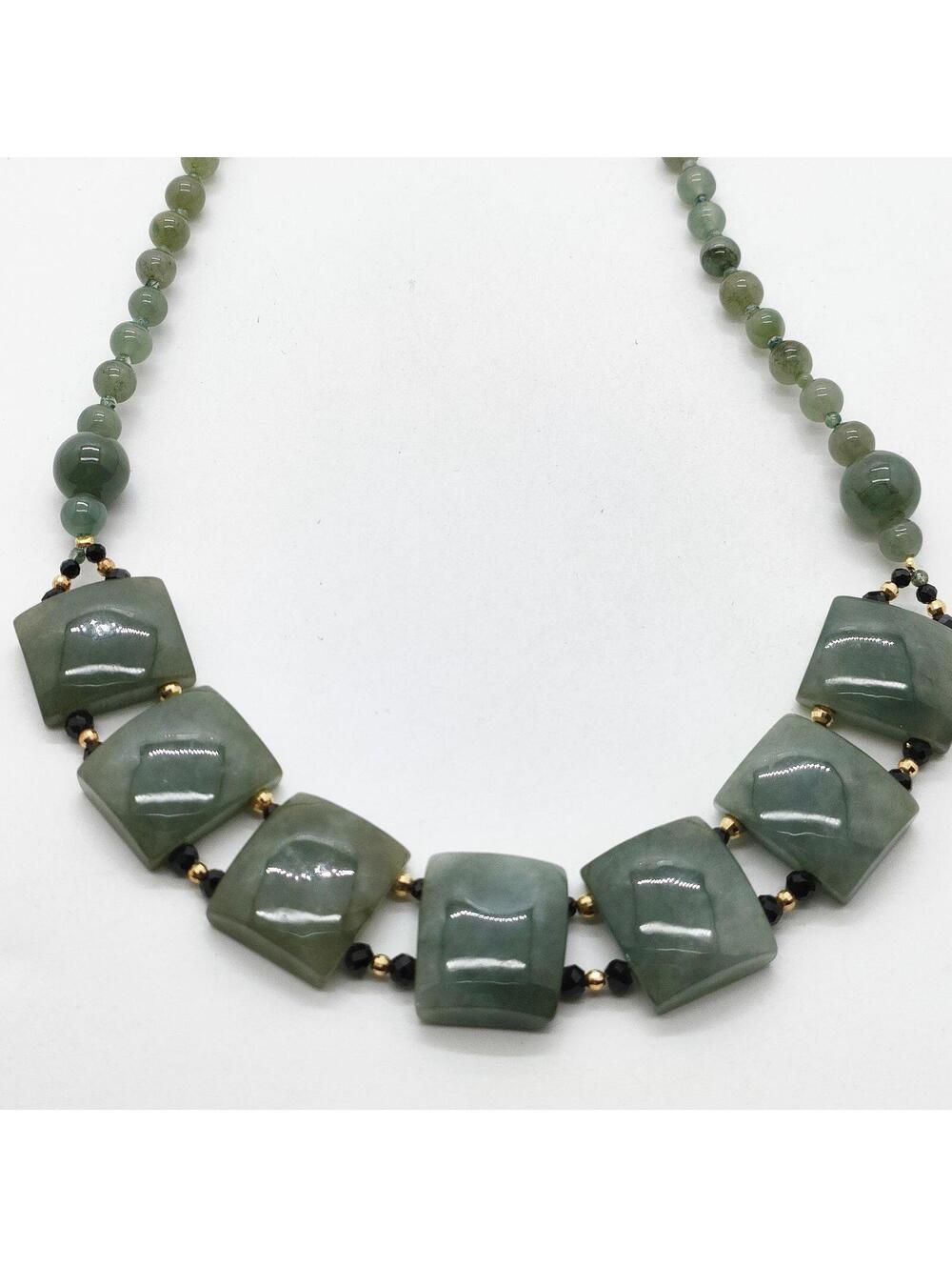 Jewelry Necklace Jade Gold Yellow Gold Greens 4755293
